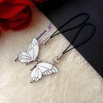 آویز گوشی پروانه ای مدل دوستی بندینه