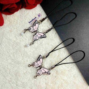 آویز گوشی پروانه ای مدل هم پرواز،بندینه