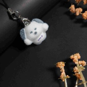 آویز گوشی مدل سگ پشمالو ناز